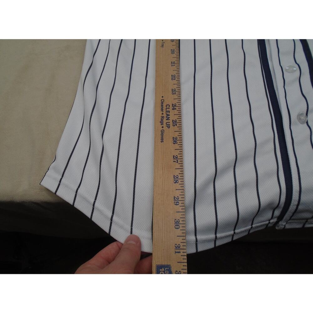 #9 Knights Movie Custom Stitched Baseball Jersey Men's XXXL White Striped - Picture 10 of 12